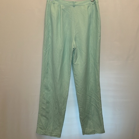 Kasper 55%Linen Blend 45% Rayon Dress Pants Workwear Straight Leg Lined Size 6 - Picture 3 of 10